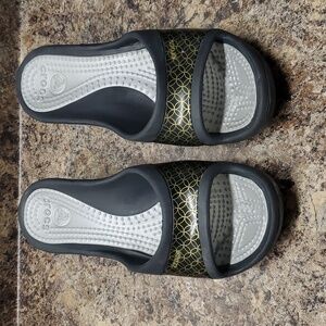 Crocs Rubber Wedge Sandals Size 10